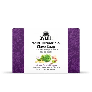 Ayumi Turmeric and Clove Scrub Soap 100g